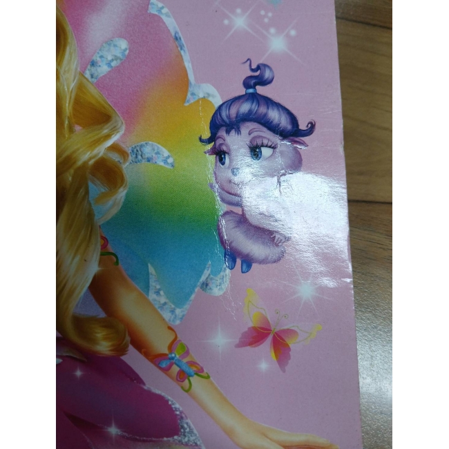 Barbie Fairytopia Magic of the Rainbow สมุดภาพระบายสี **รบกวนเลื่อนดูสภาพหนังสือก่อนการสั่งซื้อ**